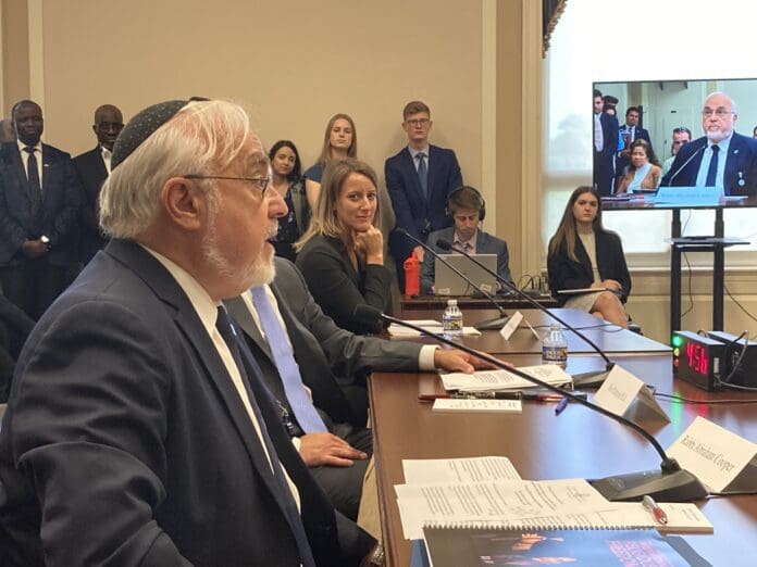 Rabbi Abraham Cooper. Photo by Douglas Burton.