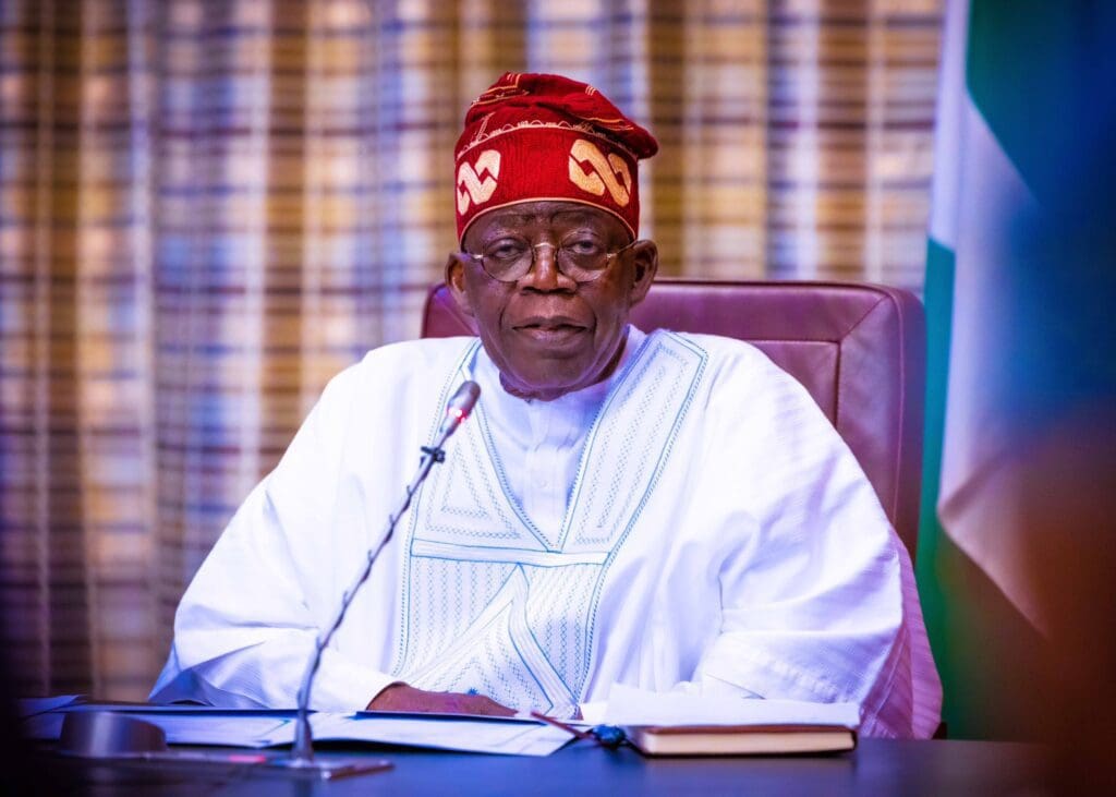 President Bola Ahmed Tinubu. Credit: @officialABAT on X.