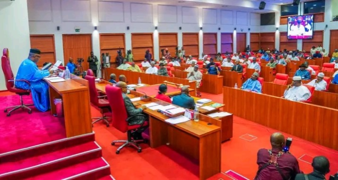 Nigerian senators during plenary. Credit: Nigerian Senate on Facebook.The Nigerian Senate expects President 