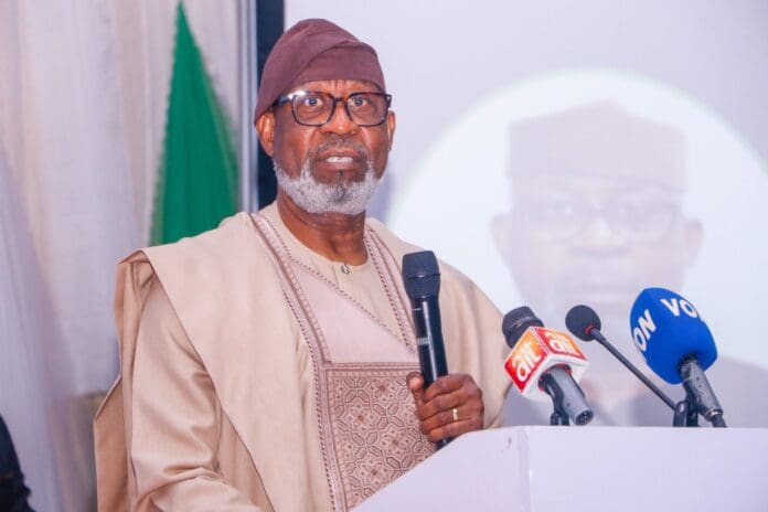 Minister of Solid Minerals Dele Alake. Photo credit: X/AlakeDele.