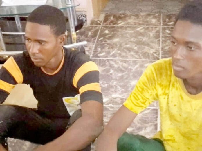 Repentant bandits. Photo credit: Daily Trust.