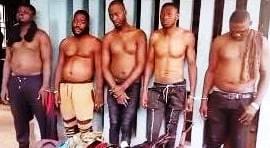 Screenshot from the video of the suspects during their interrogation by the police/ credit-Nigerian police.
