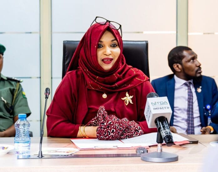 Director-General of the Nigerian Financial Intelligence Unit (NFIU), Hafsat Abubakar Bakari. Photo credit: X/@NITDANigeria.
