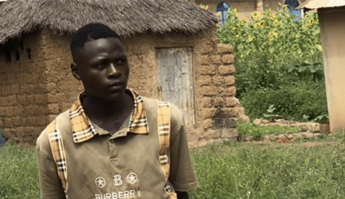 ThankGod Ayuba is a sole survivor of a watch post attack that killed four civilian guards near Jos on October 14. Credit Masara Kim