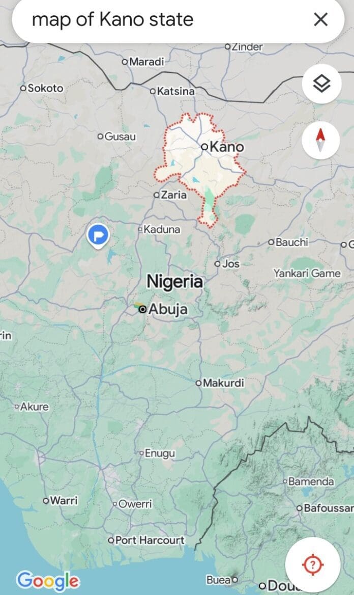 Map of Kano 