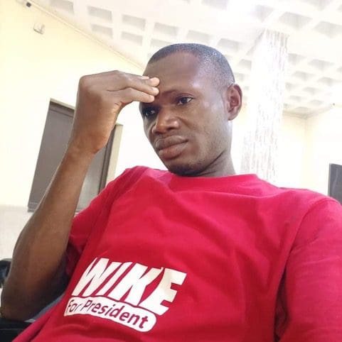 Zaki Felix Azege, resident of Logo.