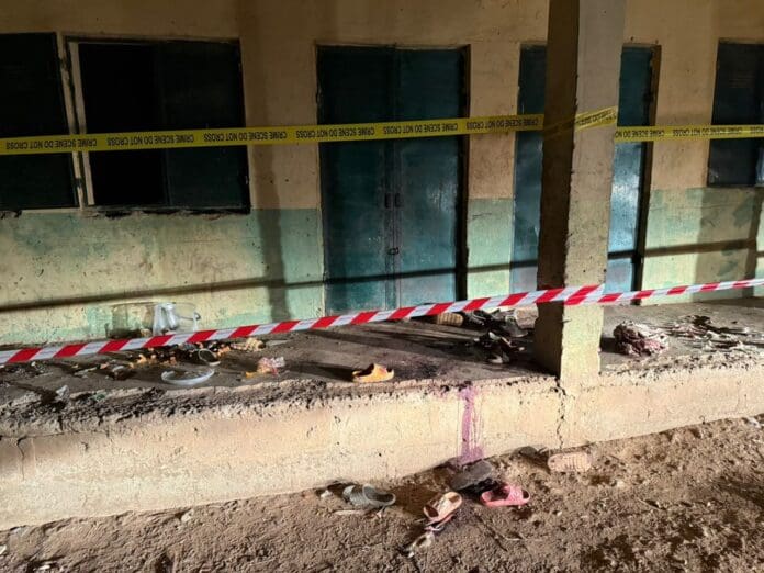 Scene of the bomb explosion in Abuja. Photo credit: X/@ZagazOlaMakama.