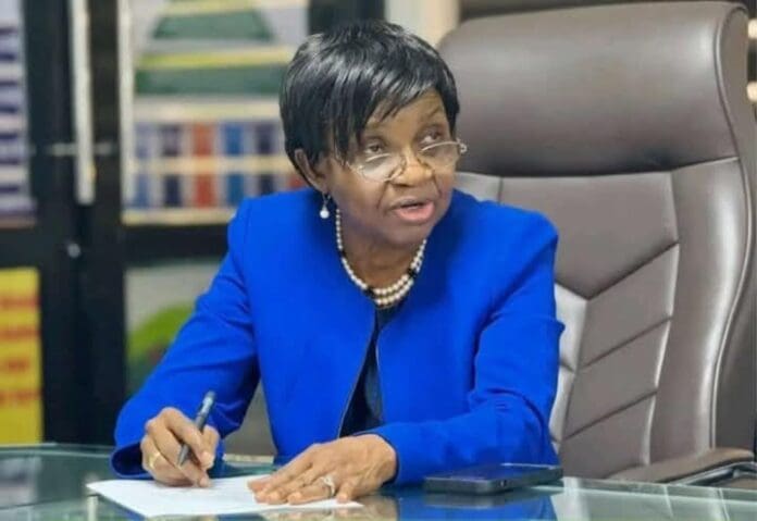 Prof. Mojisola Adeyeye, NAFDAC Director-General. Photo credit: Facebook/National Agency for Food and Drug Administration and Control.