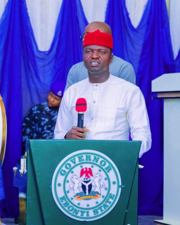 Governor Francis Nwifuru of Ebonyi State. Photo credit: Facebook/Rt. Hon. Francis Ogbonna Nwifuru.