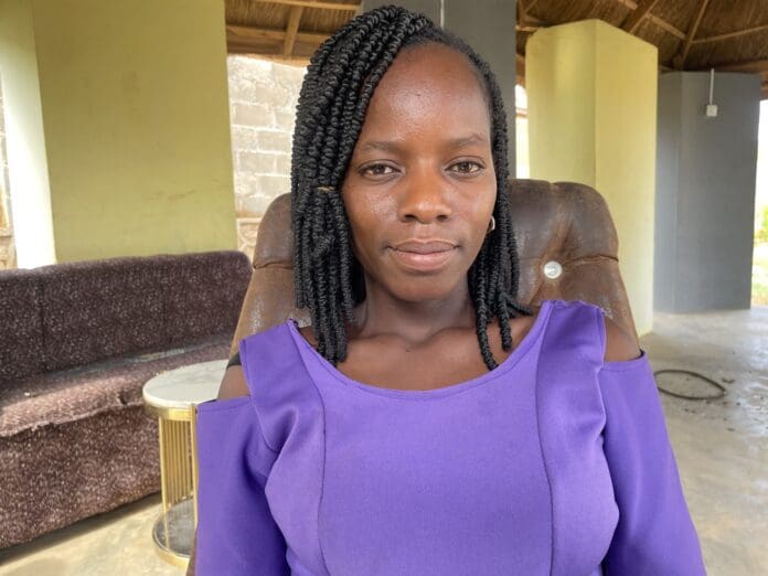 Deborah Emmanuel's cousin, Asabe Kdada Sabitu above, was with Deborah until minutes before she was killed. Credit: Lawrence Zongo.