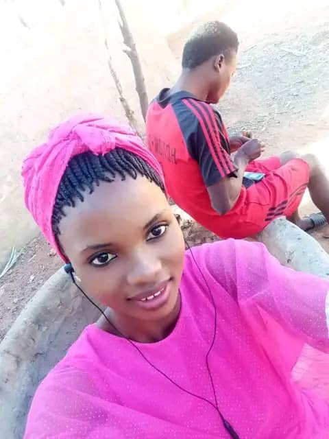 Deborah Emmanuel's selfie she shared with her friends.