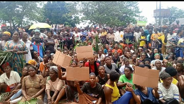 Turan Women, protesting against Military Presence on September 1st, 2025 in Jato-Aka.
