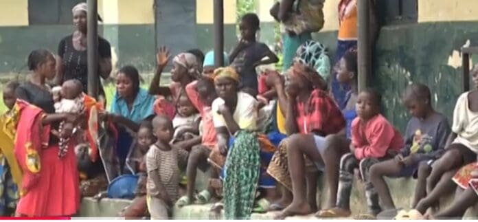 ome Internally Displaced Persons (IDPs) staying at Local Primary School Dogon Gawa, Takum County. Credit: Ekani Olikita.