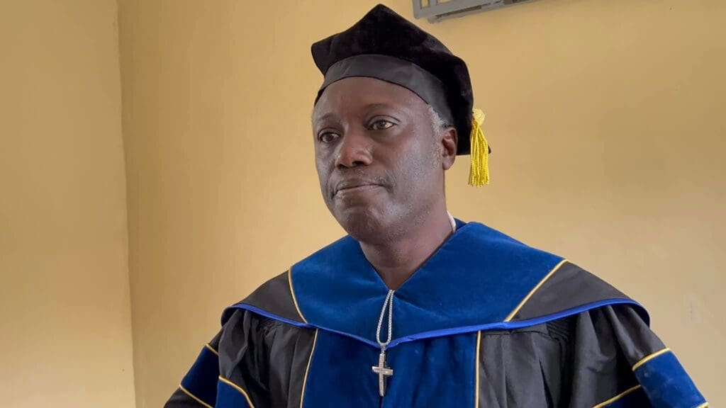 Nigerian Cleric Rev Sam Albert Magai.