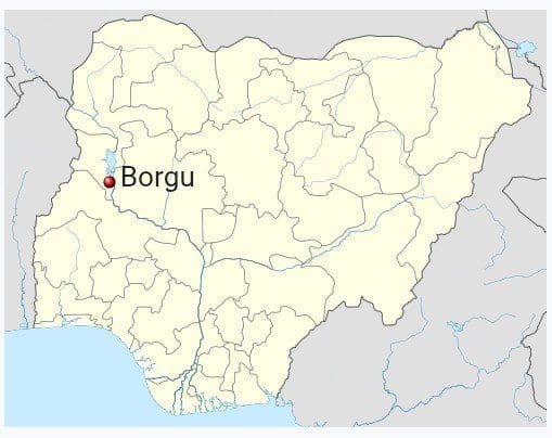Map of Nigeria showing location of Borgu county in Niger state. Picture Courtesy: Research Gate.
