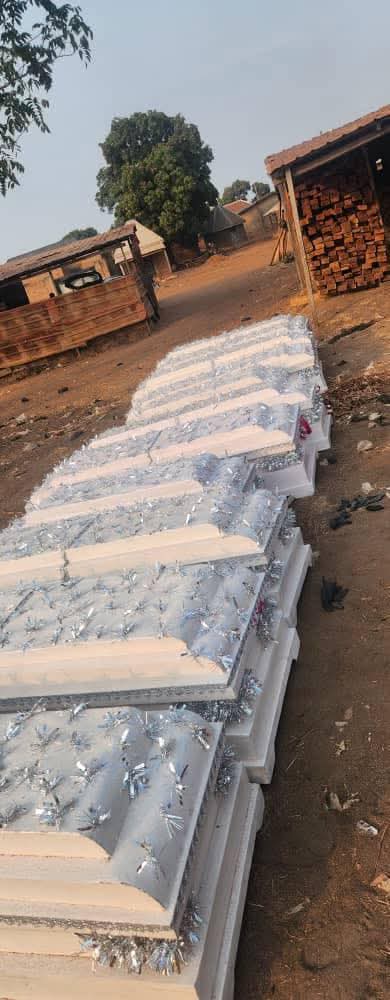 Caskets provided by Equipping The Persecuted
Credit: Fabian Terseer