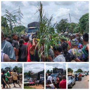 Christian Protesters Shut Down Benue Highway After Abduction of 18 Mourners