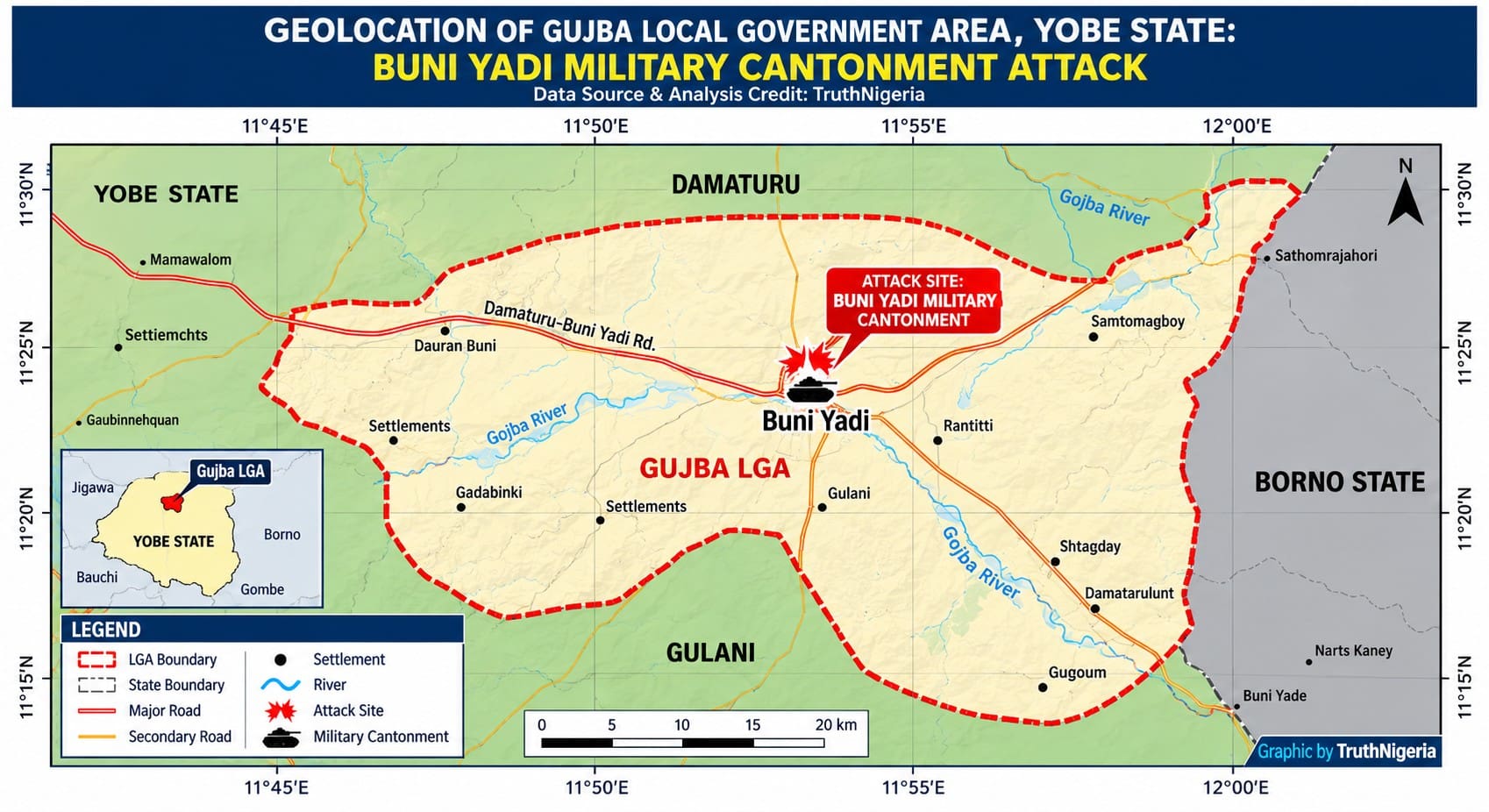 Over 200 Boko Haram Terrorists Are Moving To Attack Military Camp In Buni Yadi As Rockets Target Troops; IED Threat Raises Travel Concerns